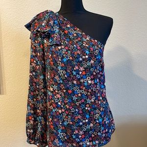 Jcrew one-shoulder Top